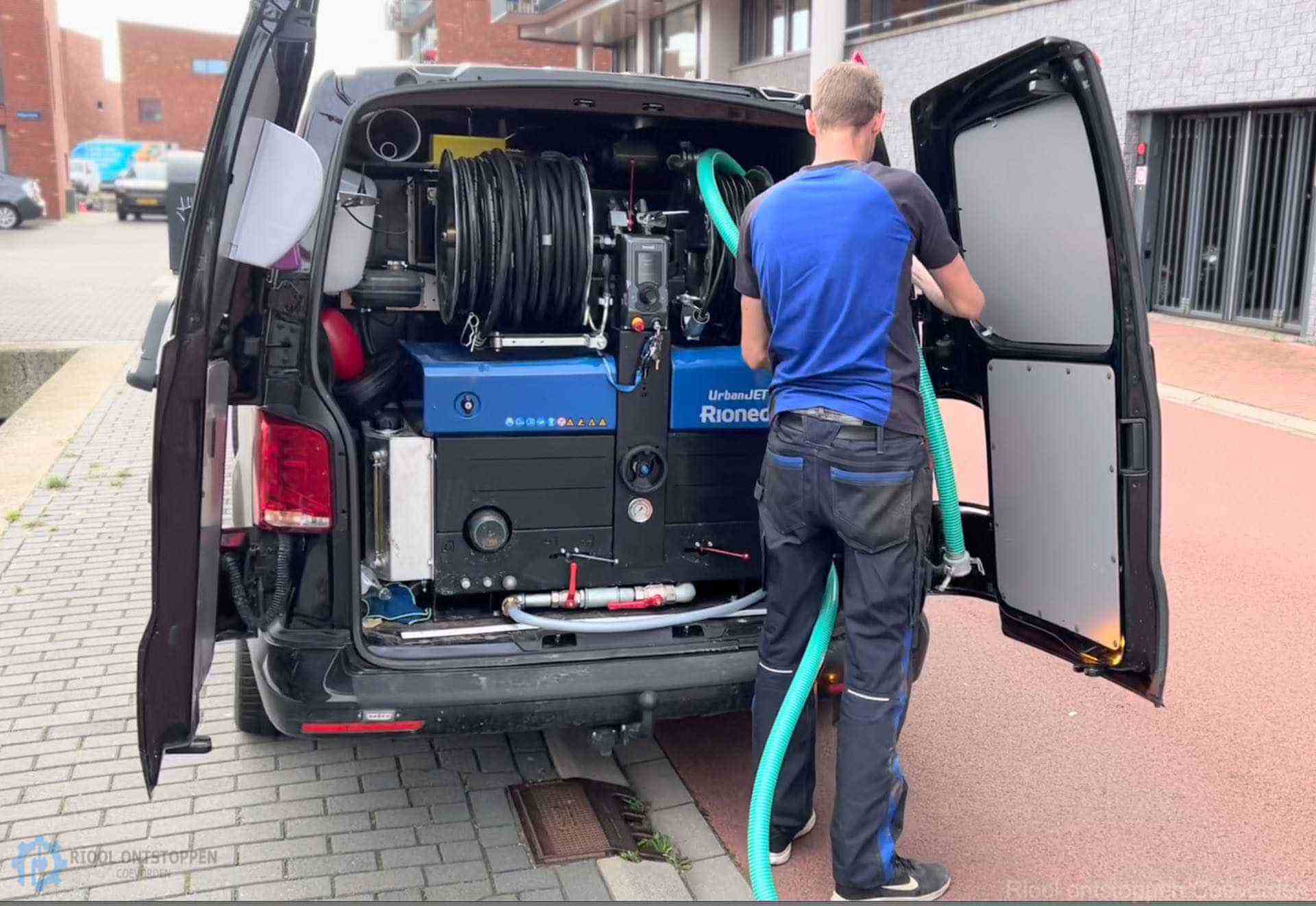 Riool hogedruk machine Coevorden